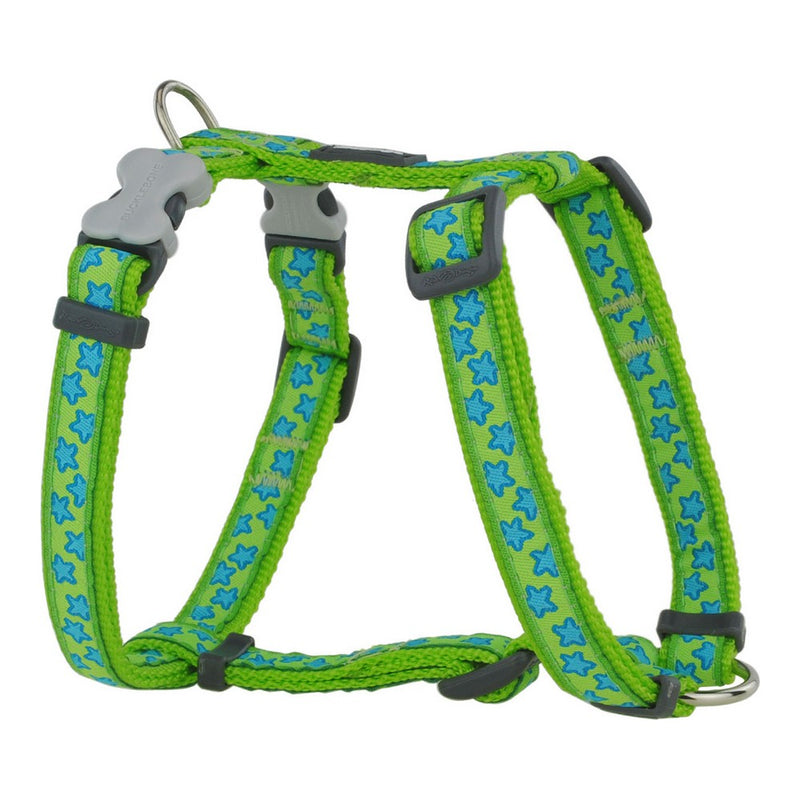 Imbracatura per Cani Red Dingo Style Stella Verde 30-48 cm