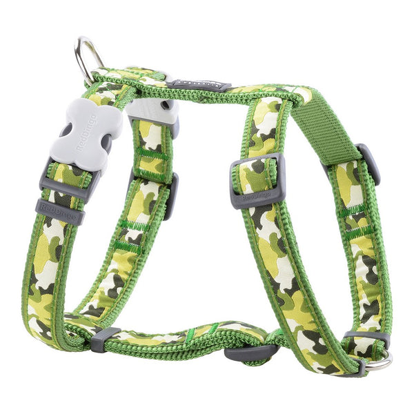 Imbracatura per Cani Red Dingo Style Verde Mimetico 25-39 cm