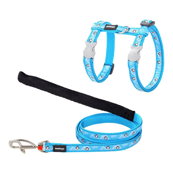 Pettorina per gatti TicWatch Style Azzurro Pinguino Cinghia