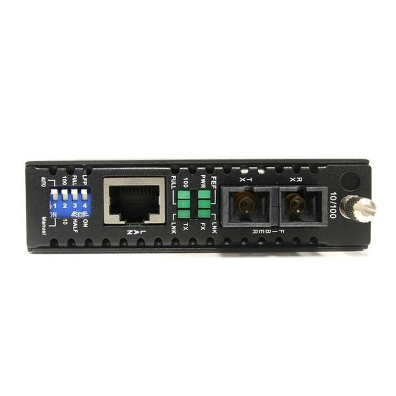 Media Converter Multimodale Startech ET90110SC2           Nero