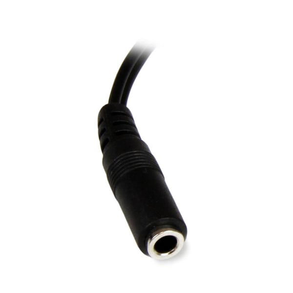 Câble audio jack (3,5 mm) avec 2 RCA StartEch MufMCA noir 0,15 m