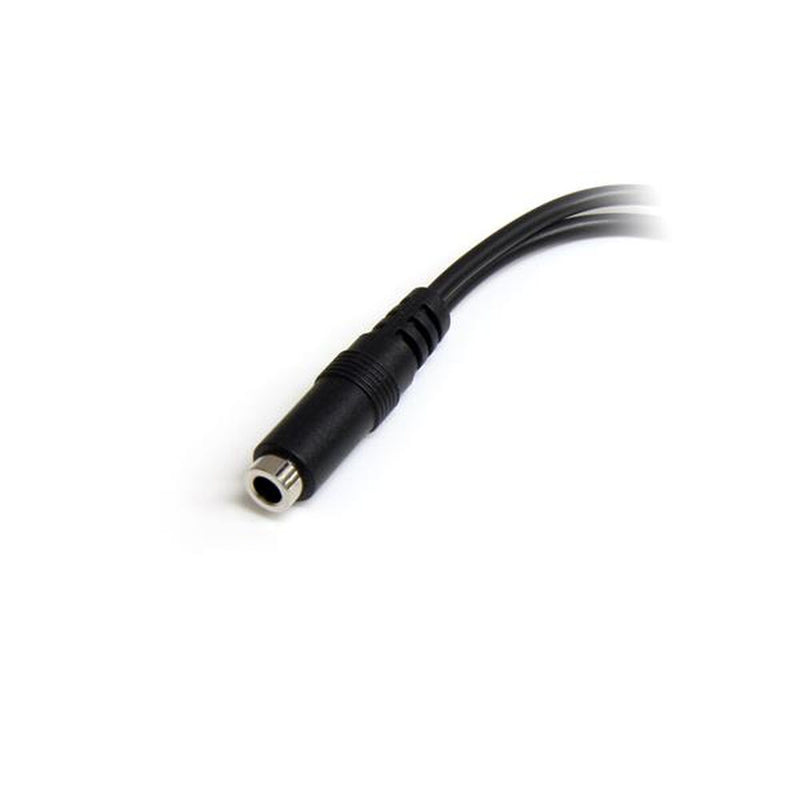 Jack Startech Muyhsfmm Schwarzer Audioadapter 0,13 m