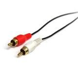 Cavo Audio Jack con 2 RCA Startech MU6MMRCA             (1,8 m) Nero 1.8 m