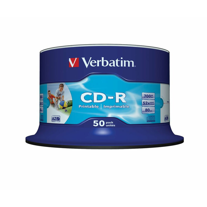 CD-R Verbatim 43411 Jungfrau 50 uds (Restauriert A+)