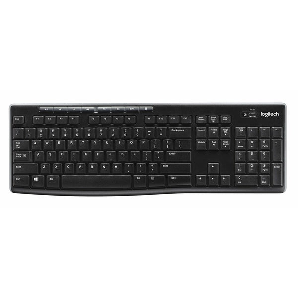 Tastatur Logitech K270 Schwarz Deutsch (Restauriert A+)