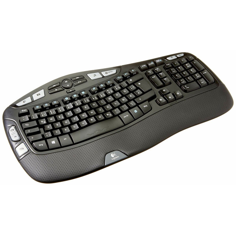 Tastiera Bluetooth Logitech K350 Qwertz Tedesco (Ricondizionati A)