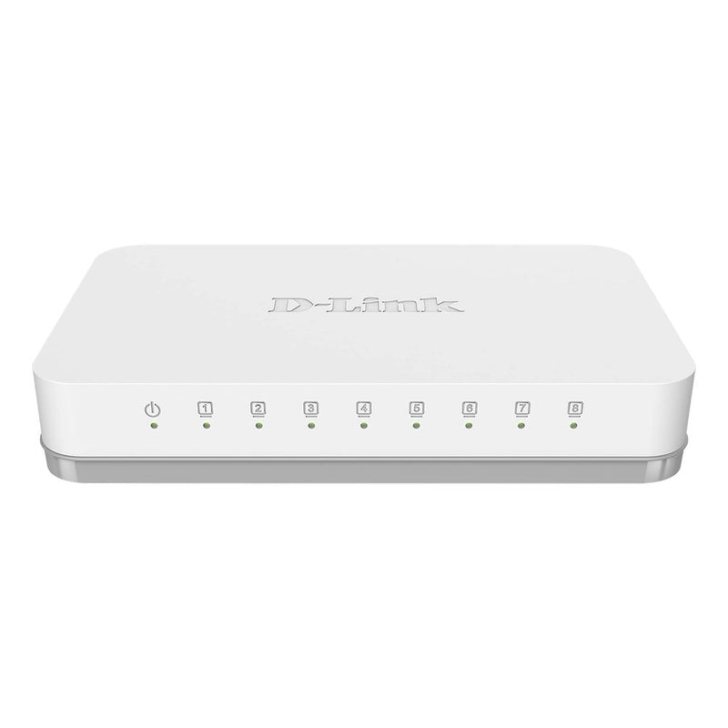 D-Link Go-SW-8G 8-Port Gigabit Easy Desktop (rénové a)