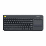 Tastiera Logitech K400 Plus QWERTY Inglese Touch panel (Ricondizionati A)