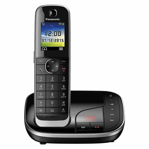 Telefono Fisso Panasonic Corp. KX-TGJ320GB Nero (Ricondizionati B)