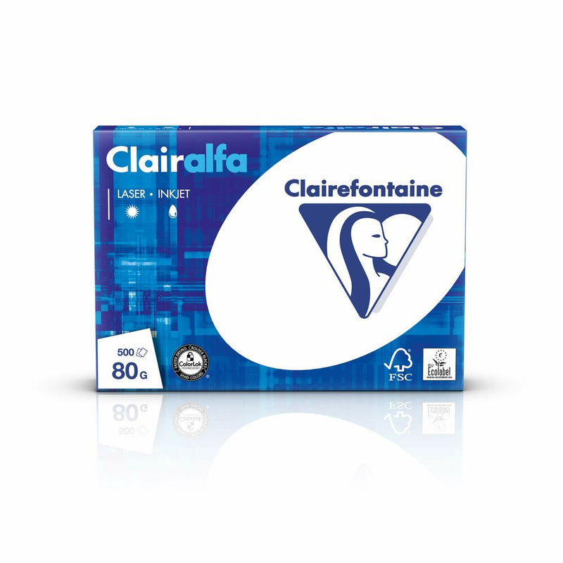 Carte à imprimer Clairefontaine 1979c A4 80 g / m2 blanc (500 pcs) (rénové A +)