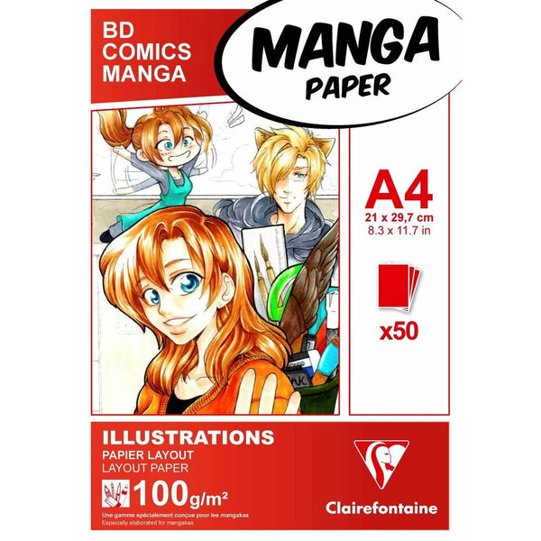 Papel de dibujo Clairefontaine Manga A4 (Reacondicionado A)