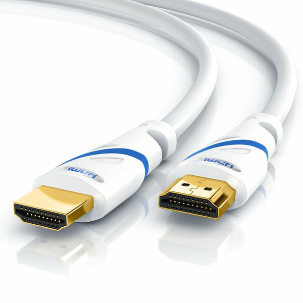 Cavo HDMI B0728GMRHH 10 m Bianco (Ricondizionati A+)