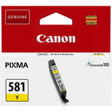 Cartuccia ad Inchiostro Originale Canon Pixma CLI-581Y Giallo (Ricondizionati A+)