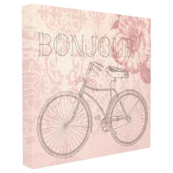 Tela Bonjour Vintage (62 x 5 x 62 cm) (Ricondizionati C)