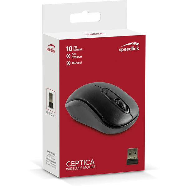 Mouse senza Fili Speedlink INT-SL-630013-BKBK (Ricondizionati A)