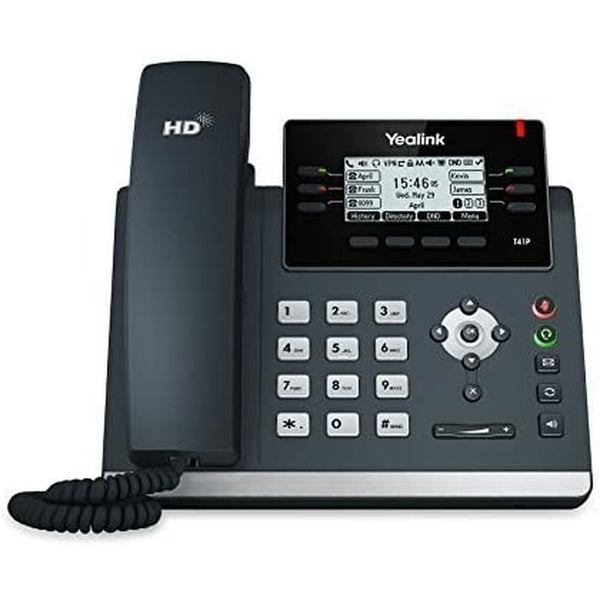 Telefono IP Yealink SIP-T41P-cr Nero (Ricondizionati A+)