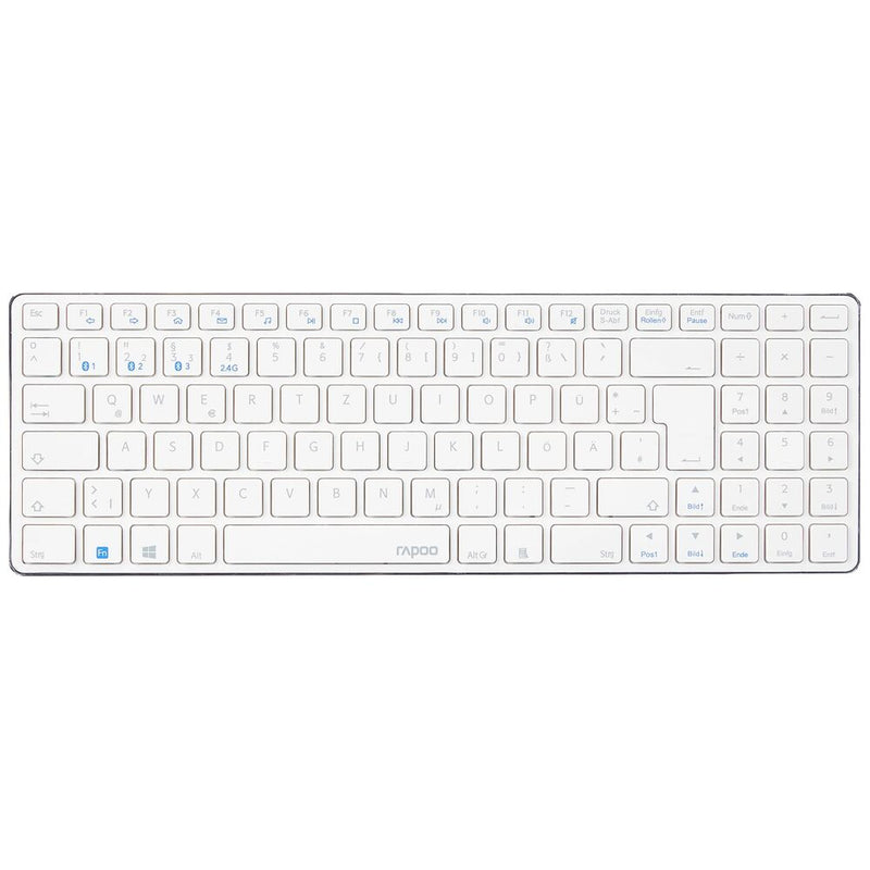 Tastatur mit Drahtloser Maus 00184531 Weiß (Restauriert B)