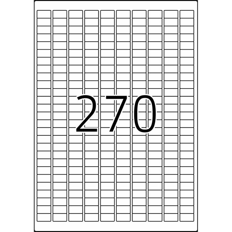 8790 Étiquettes d'imprimantes polyvalentes (reconditionnée à +)