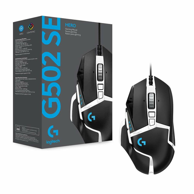 Logitech G502 Hero Nero Mouse (rénové B)