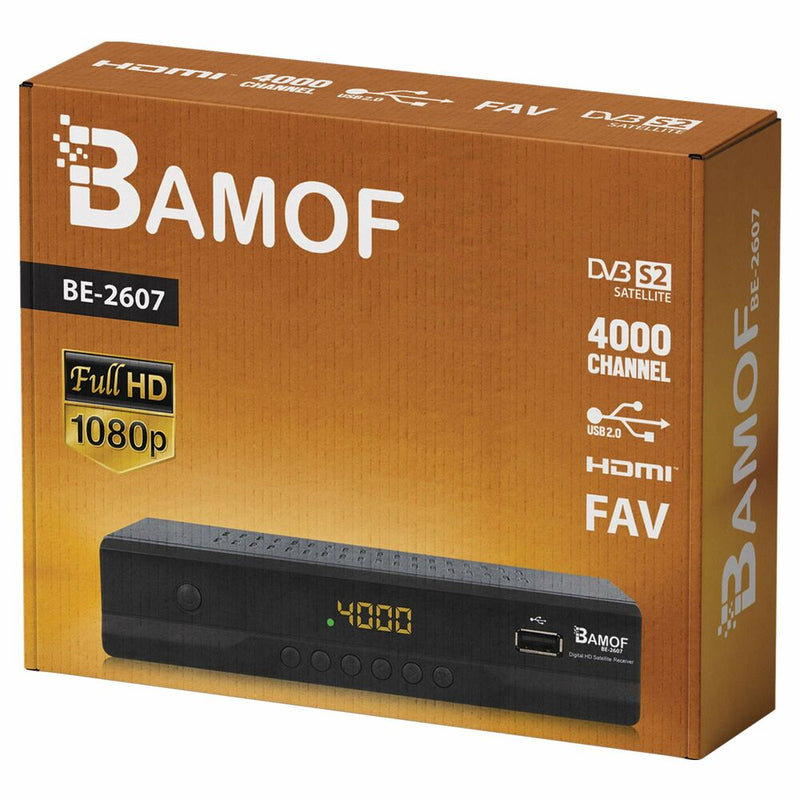 Récepteur satellite BAMOF BE-2607 (reconditionné b)