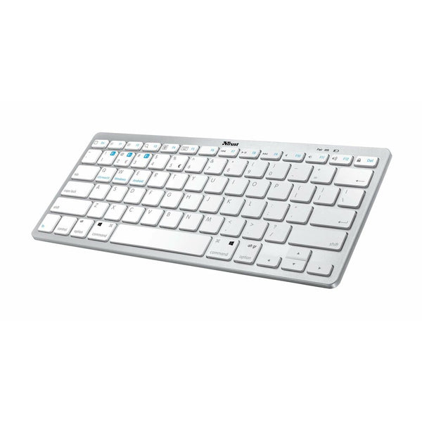 Tastatur Trust Silber QWERTY (Restauriert A+)