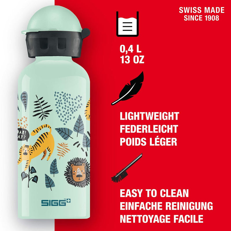 Bottiglia d'acqua Sigg Jungle Verde 0,4 L (Ricondizionati B)