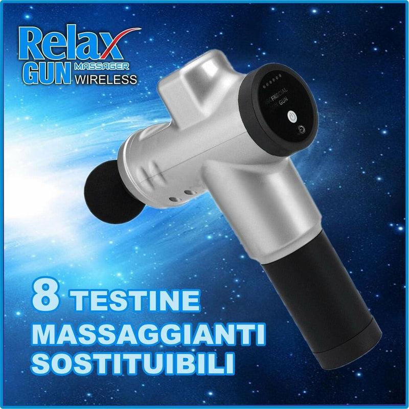 Pistola di Massaggio Relax e Recupero Muscolare 24W (Ricondizionati B)