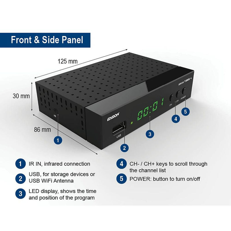 TDT Edise Picco T265 + tuner (rénové D)