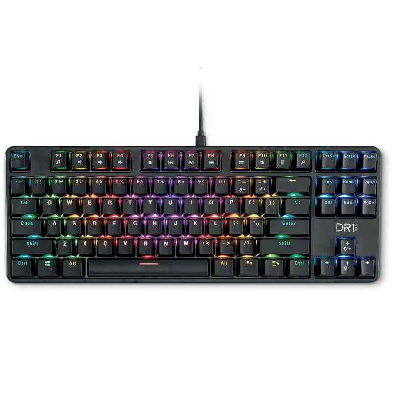 Tastiera per Giochi DR1TECH DR10031 Nero QWERTY RGB (Ricondizionati A)