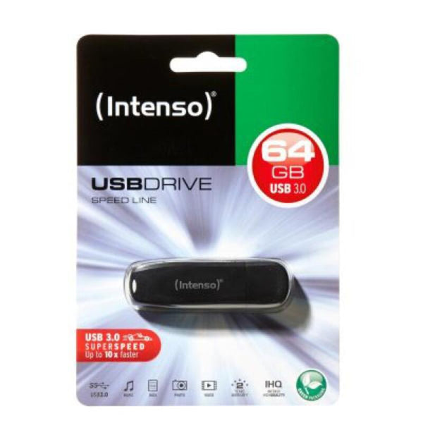 Línea de velocidad intensa USB Línea USB 3.0 64 GB Black 64 GB USB Memoria