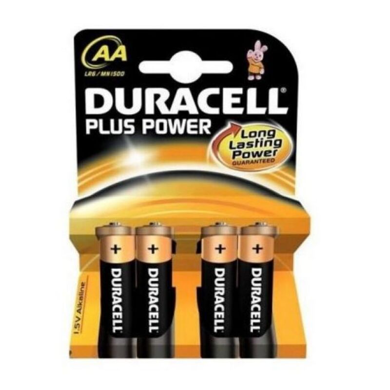 Duracell Plus Power LR6 AA (PACK-4) (AA) (LR06) Batteriebatterien