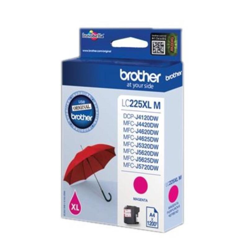 Cartucho de Tinta Compatible Brother LC225XLMBP Magenta