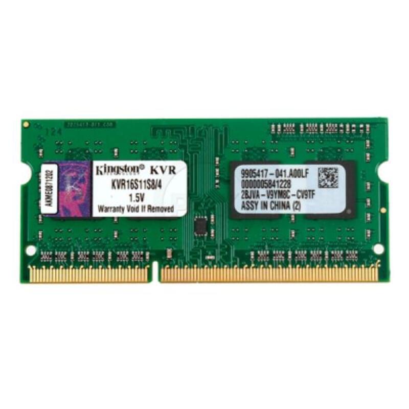 Ram Memory Kingston KVR16S11S8/4 4 GB DDR3