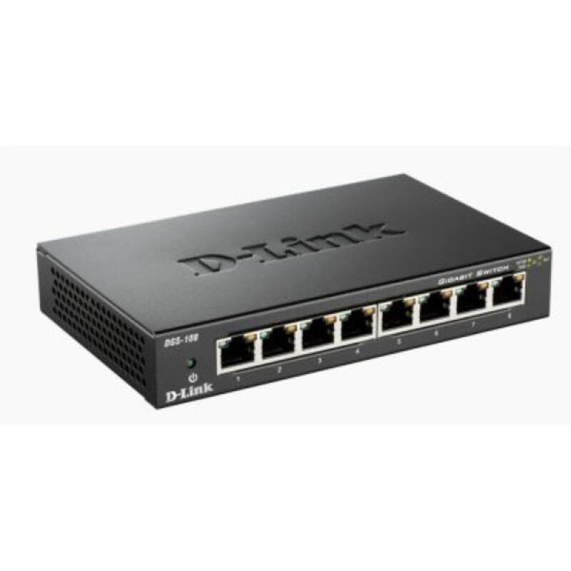 D-Link DGS-108 Switch 8 P 10/100/1000 Mbps