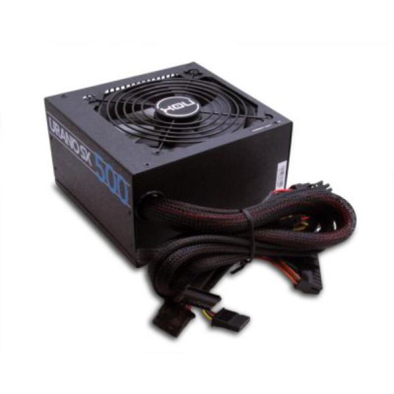 NOX NXURSX500 ATX 500W PFC Source d'alimentation noire passive