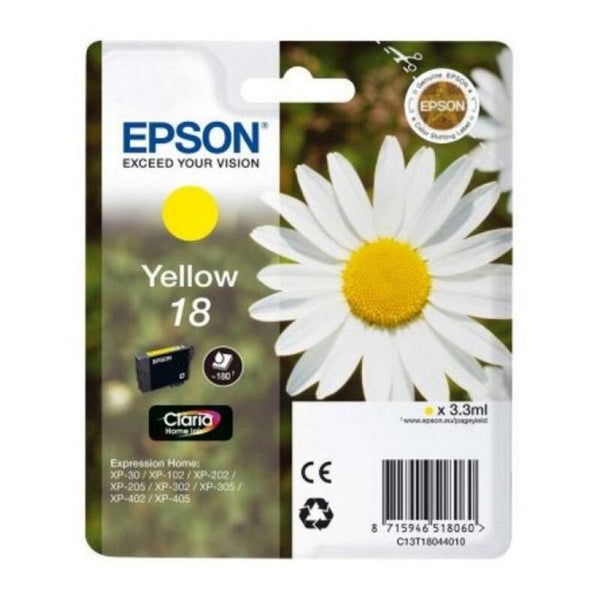 Cartucho de Tinta Original Epson CLARIA T18 Amarillo