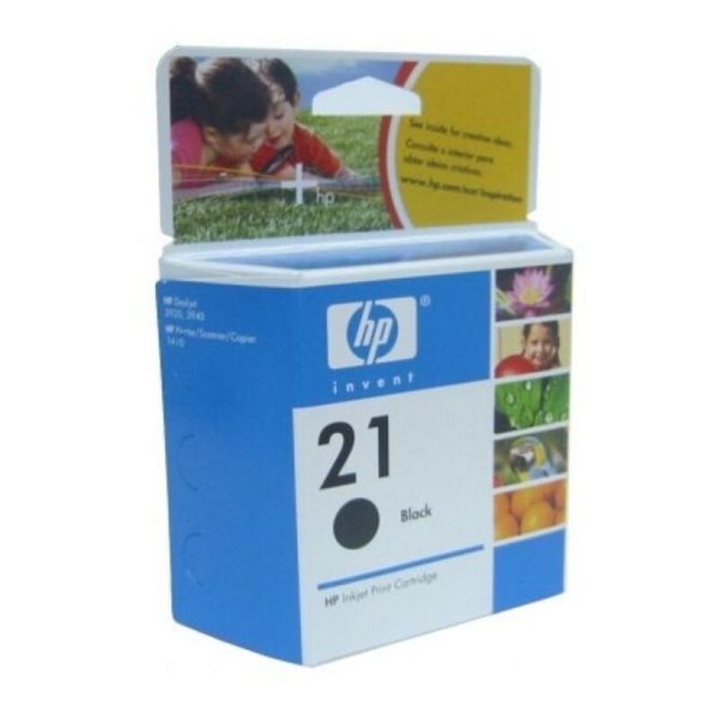 Cartucho de tinta original HP 21 (C9351AE) Negro