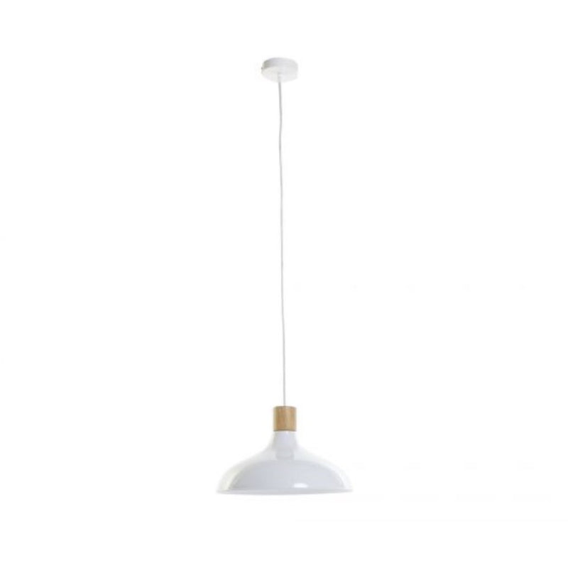 Lampadario DKD Home Decor Metallo Marrone Bianco Pino (36 x 36 x 21 cm) - zannishop