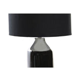 Lampada da tavolo DKD Home Decor Nero Poliestere Argento Gres (32 x 32 x 52 cm) - zannishop