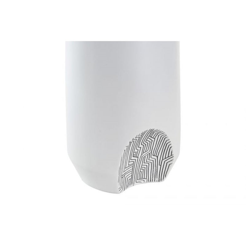 DKD Home Decor Vase White Abstract Resin (19 x 19 x 60 cm)