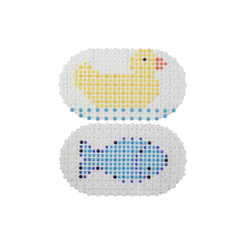 Tappeto da bagno DKD Home Decor Multicolore PVC (2 pcs) (69 x 1 x 39 cm) - zannishop