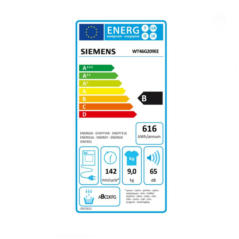 Asciugatrice a condensazione Siemens AG iQ500