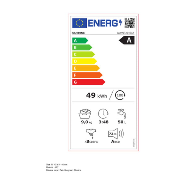 Lavatrice Samsung WW90TA046AX 9 kg 1400 rpm