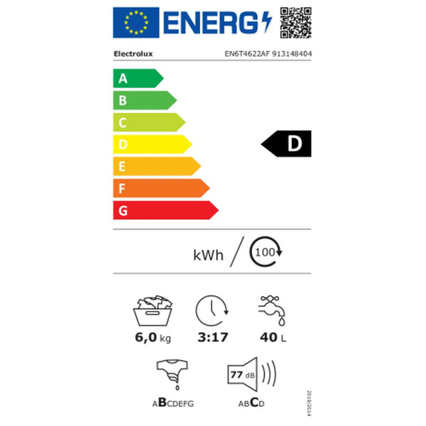 Lavatrice Electrolux EN6T4622AF Bianco