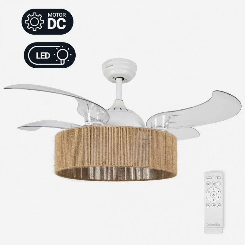 Ventilateur de plafond universel jaloque wfc Ø 104 cm 65 w