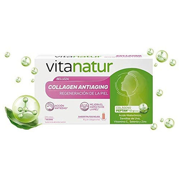 Nahrungsergänzungsmittel Vitanatur Kollagen Anti-Aging (10 uds)