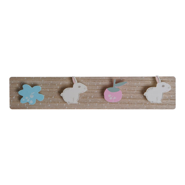 Appendiabiti da parete DKD Home Decor Legno MDF (45 x 5 x 9 cm)