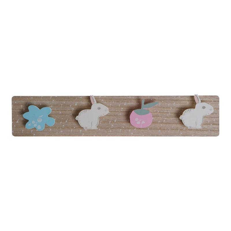 Appendiabiti da parete DKD Home Decor Legno MDF (45 x 5 x 9 cm)