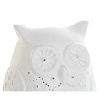 Lampada da tavolo DKD Home Decor Bianco Porțelan 25W 220 V LED Gufo (14 x 13 x 19 cm) - zannishop