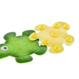 Tappeto da bagno DKD Home Decor Giallo Verde PVC Tartaruga (2 pcs) (11.5 x 1 x 10 cm) - zannishop